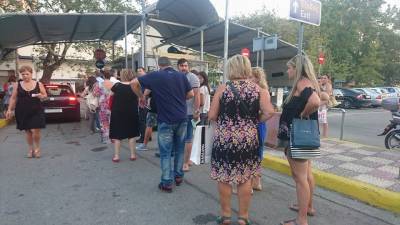 Ουρές στα πάρκινγκ του Νέδοντα