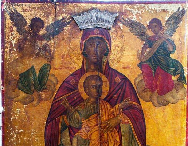 Η Παναγία Πεταλιδιώτισσα στον Αγιο Νικόλαο Φλαρίου Καλαμάτας