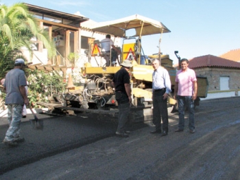Ολοκληρώνονται οι εργασίσες στην είσοδο της Πύλου