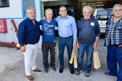 Ευχές Βασιλόπουλου στους επιχειρηματίες του ΒΙΟΠΑ