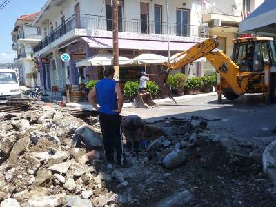 Κατασκευή νέου φρεατίου στο σταθμό Κυπαρισσίας