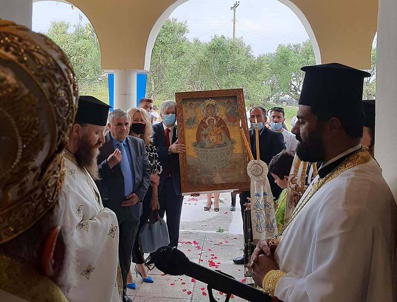 Την πολιούχο του Παναγία γιόρτασε το Πεταλίδι