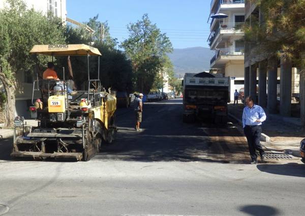 Ασφαλτος στη Μεγάλου Αλεξάνδρου