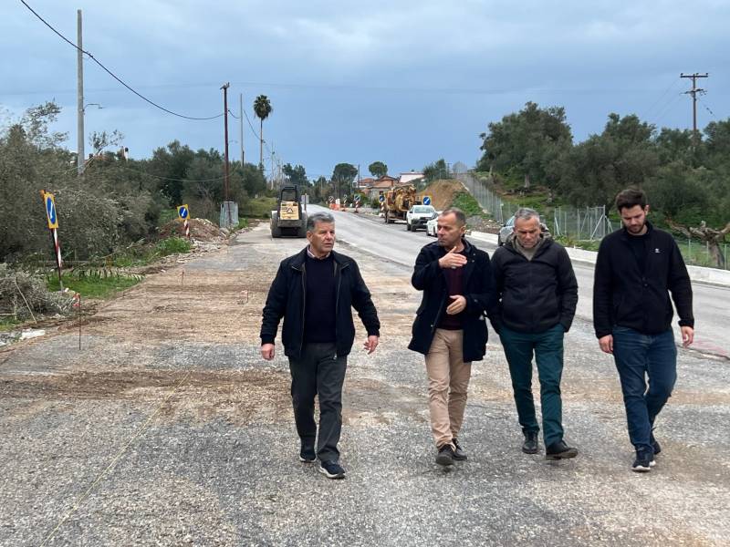 Αυτοψία Αναστασόπουλου σε έργα της Μεσσηνίας