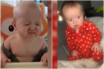 Μωρά δοκιμάζουν τροφές για... πρώτη φορά - Ξεκαρδιστικές αντιδράσεις (Βίντεο)