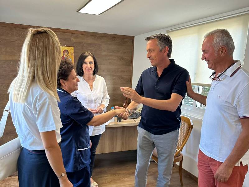 Επίσκεψη Μαντά στο Νοσοκομείο Κυπαρισσίας