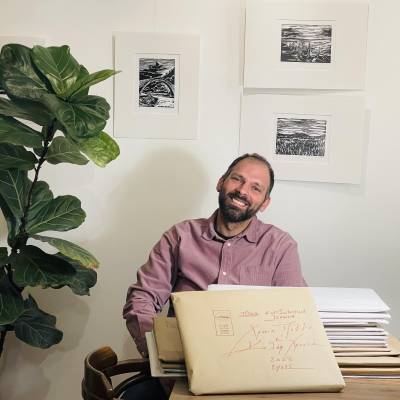 Ο εικαστικός - χαράκτης Παναγιώτης Πριστούρης στην «Ε»