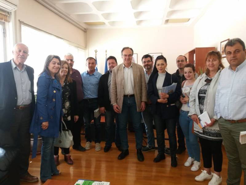 Επίσκεψη Βασίλη Κοσμόπουλο στο ΤΕΙ Καλαμάτας