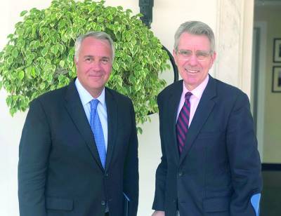 Να μην επιβληθούν δασμοί σε λάδι &amp; ελιές - Αίτημα Βορίδη προς αμερικανό πρέσβη