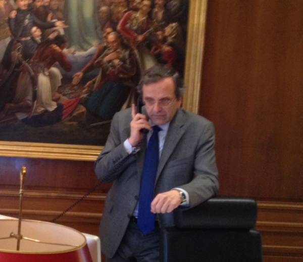 Τηλεφώνημα Σαμαρά για Ριζόμυλος - Καλαμάτα