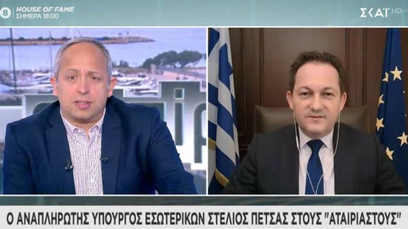 Πέτσας: Στη Βουλή αύριο η συζήτηση για την αυθαιρεσία των αστυνομικών και τις διαδηλώσεις
