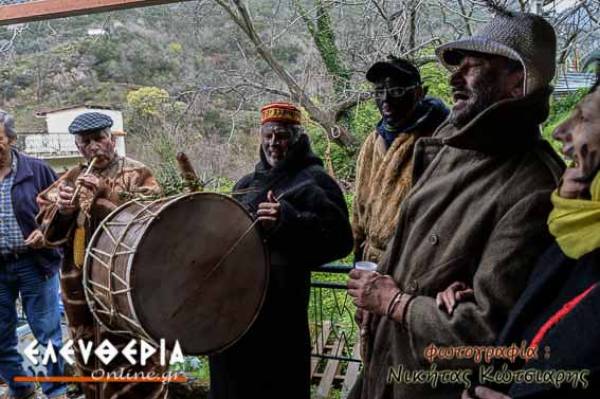 Ζωντανό και φέτος το δρώμενο της Ευετηρίας στη Νέδουσα (φωτογραφίες)