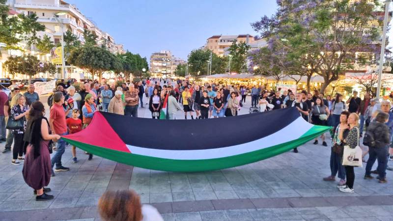 Καλαμάτα: Δύο συγκεντρώσεις αλληλεγγύης στον λαό της Παλαιστίνης