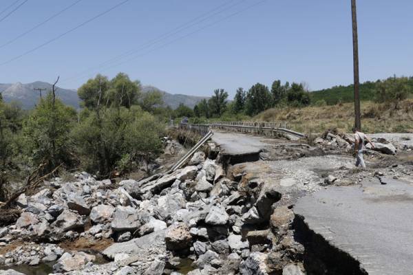 Εξι άξονες - δράσεις για τους πληγέντες στην Αρκαδία