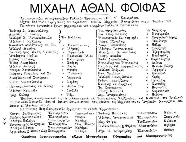 Το σταφιδικό κίνημα και ο Τάσης Κουλαμπάς (μέρος 29ο)