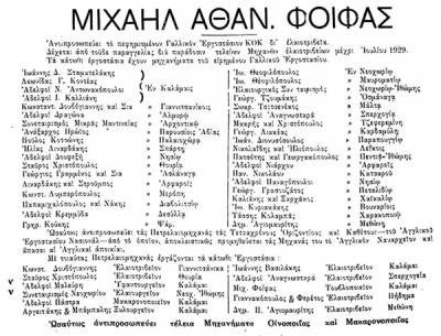 Το σταφιδικό κίνημα και ο Τάσης Κουλαμπάς (μέρος 29ο)