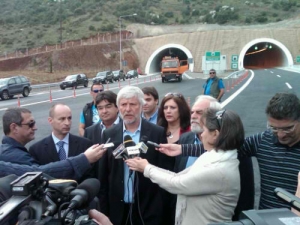 Στην παράδοση του δρόμου και στη ΒΙΠΕ Τρίπολης ο Πέτρος Τατούλης