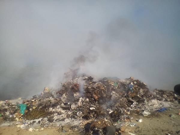 Φωτιά στη χωματερή των Φιλιατρών