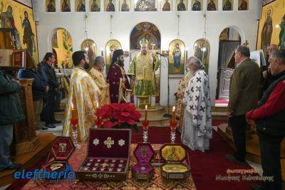 Μεσσηνία: Τίμησαν τη μνήμη του Αγίου Σάββα στην Κάτω Αμφεια (φωτογραφίες)