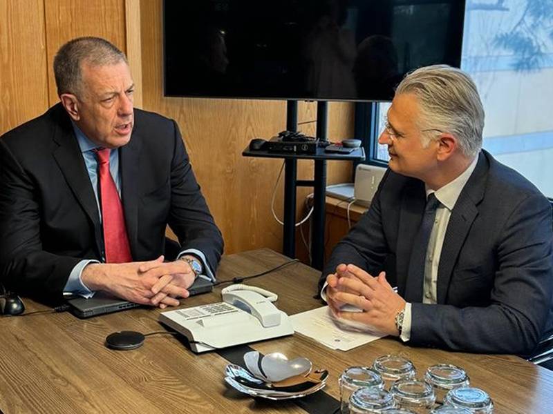 Συνάντηση Πτωχού με Ταχιάο για τα έργα υποδομών