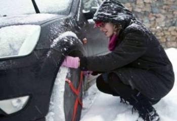 Με αλυσίδες η κυκλοφορία στην ορεινή Κορινθία