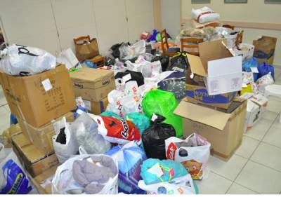 52 κιβώτια βοήθεια για τους πρόσφυγες από το Β' ΚΑΠΗ Καλαμάτας