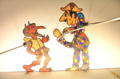 Παράσταση Καραγκιόζη στο Ιστορικό Κέντρο Καλαμάτας