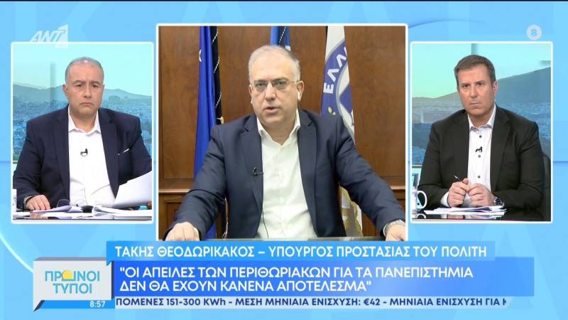 Θεοδωρικάκος: Tα κόμματα να πάρουν θέση για τις καταλήψεις (Βίντεο)