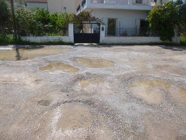 Λακκούβες στο δρόμο