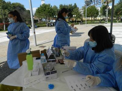 Αρνητικά τα 193 τεστ στην πλατεία Μεσσήνης