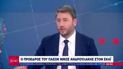 Ανδρουλάκης για πρωθυπουργία: Δεν θα είναι δική μου επιλογή το πρόσωπο, θα πρέπει να συμφωνηθεί (βίντεο)