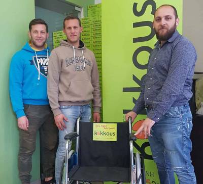 Μεσσήνη: Αναπηρικό αμαξίδιο από το Kokkous Coffee στην ΚΕΑΔΗΜ (pics)