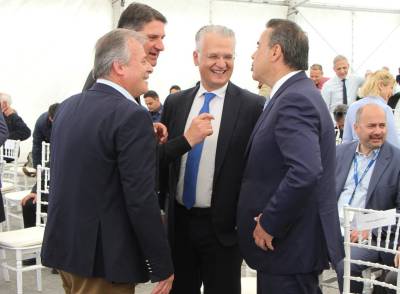 Ο Καρβέλας στα εγκαίνια της Μονάδας Ολοκληρωμένης Διαχείρισης Απορριμμάτων στην Καλλιρρόη