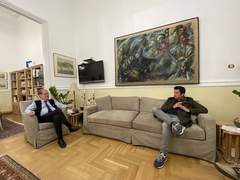 Νίκας με δήμαρχο Νότιας Κυνουρίας για το Φεστιβάλ Μελιτζάzz