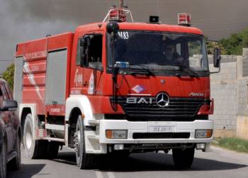 Πυρκαγιά στο Αλιμάκι Κυπαρισσίας κοντά στη χωματερή