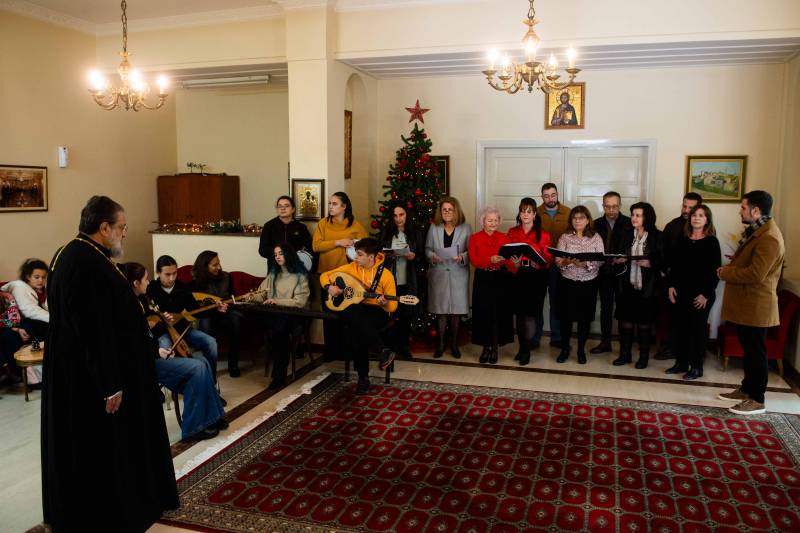 Κάλαντα και ευχές στον Μητροπολίτη Μεσσηνίας (φωοτογραφίες)