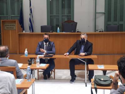 Συνάντηση Μαντά με το Δ.Σ. του Επιμελητηρίου Μεσσηνίας