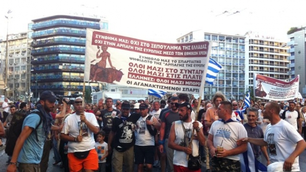 Μήνυμα στον κόσμο από τους"Αγανακτισμένους" της Σπάρτης