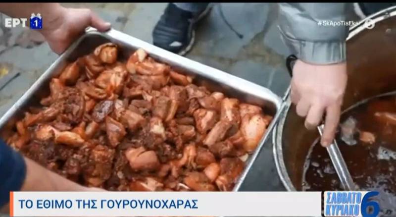 Το έθιμο της γουρουνοχαράς (βίντεο)