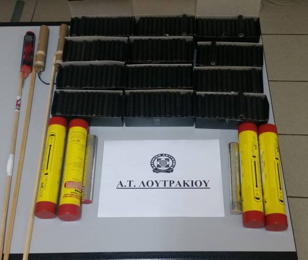 Σύλληψη 32χρονου με εκατοντάδες κροτίδες στην Κορινθία