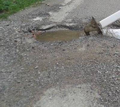 Αποκατάσταση βυθίσματος στο Γούπατα - Ακοβος