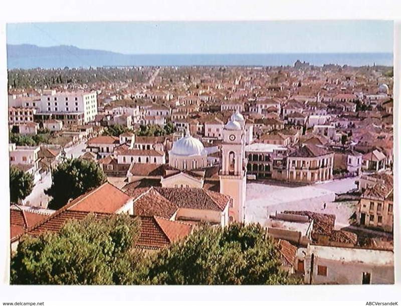 Αποψη της Καλαμάτας τη δεκαετία του 1960