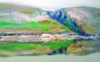 Θαν. Μακρής: “Το χρώμα το νιώθω στα χέρια μου προτού το βάλω στον πίνακα”