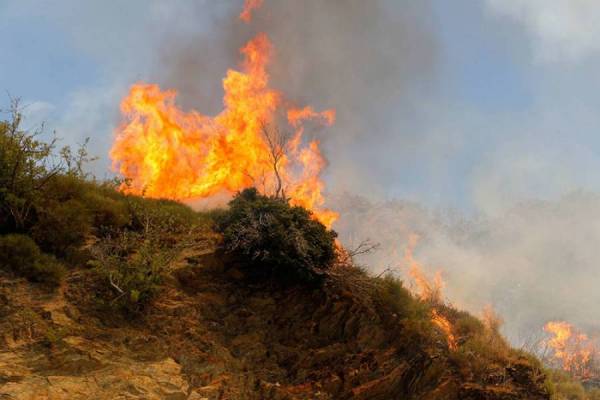 Μεσσηνία: Σε επιφυλακή η Πυροσβεστική στα Ριζανά Ταϋγέτου