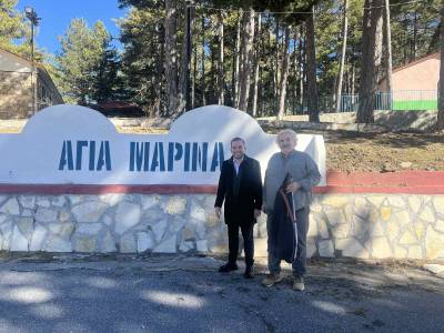 Ελεγχος εγκαταστάσεων στην κατασκήνωση Αγίας Μαρίνας
