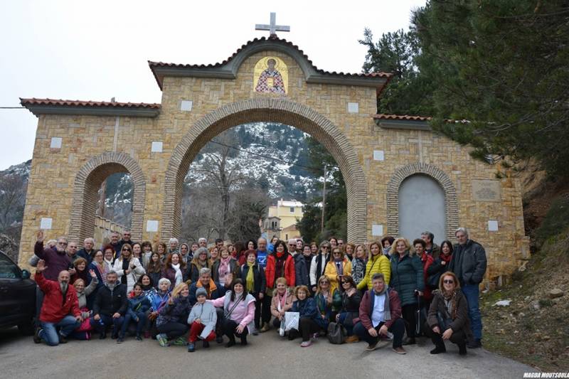 Στην Κορινθία έκοψαν πίτα οι πεζοπόροι του Ευκλή