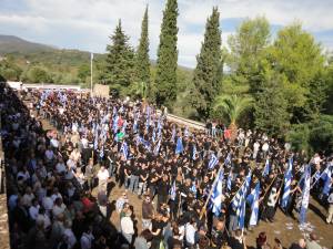 Ο Λυκούργος Γαϊτανάρος στην Πηγάδα του Μελιγαλά