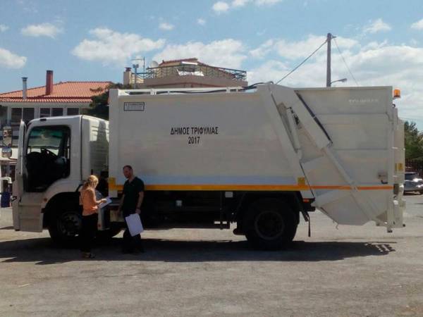 Νέο απορριμματοφόρο στο Δήμο Τριφυλίας