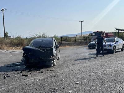 Τροχαίο με τραυματισμό στο Ασπροχωμα - Μεσσήνη (βίντεο-φωτογραφίες)