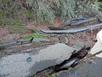 Προβλήματα στον δρόμο Σιδηρόκαστρο - Καμάρι